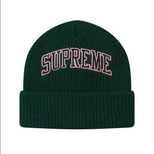 supreme beanie green/pink